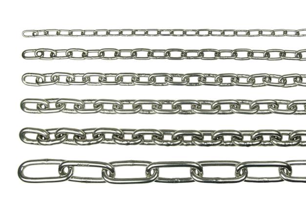 Edelstahl Ketten Reste