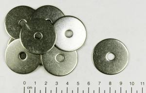 10x Edelstahl Unterlegscheibe/Karosseriescheibe, 6.4 x 35mm, V2A