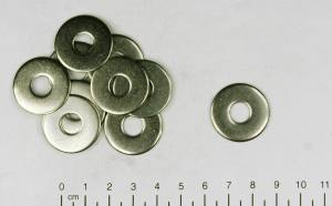 10x Edelstahl Unterlegscheibe/Karosseriescheibe, 8.4 x 25mm, V4A