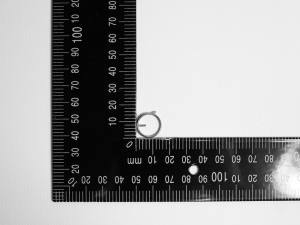 10x Edelstahl Ringsplinte Sicherungsringe, 15mm, Stärke 1,2mm, V4A