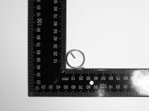 10x Edelstahl Ringsplinte Sicherungsringe, 25mm, Stärke 2,0mm, V4A