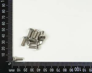 10x Edelstahl Sechskantschraube, M5x12mm, V4A