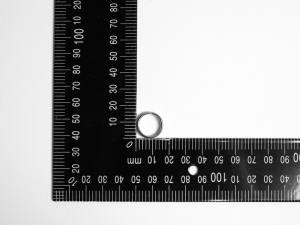 10x Edelstahl Sicherungsringe, Schlüsselringe, 18mm, Stärke 1,4mm