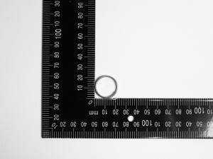 10x Edelstahl Sicherungsringe, Schlüsselringe, 22mm, Stärke 1,5mm