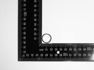 10x Edelstahl Sicherungsringe, Schlüsselringe, 26mm, Stärke 1,5mm