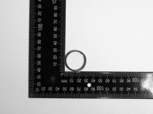 10x Edelstahl Sicherungsringe, Schlüsselringe, 30mm, Stärke 1,7mm