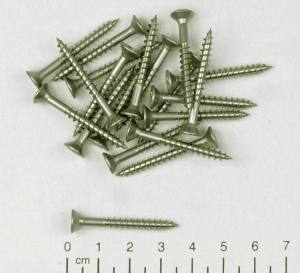 20x Holzschraube, Edelstahl, Senkkopf, Sternantrieb, 4x35mm, V2A