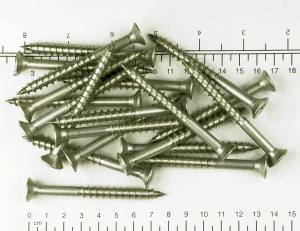 20x Holzschraube, Edelstahl, Senkkopf, Sternantrieb, 8x80mm, V2A