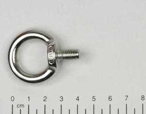 Ringschraube, metrisches Gewinde, M8 x 13mm, Edelstahl V4A