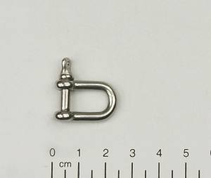 Schäkel, standard, gerade, M4, 4mm, Edelstahl V4A