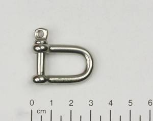 Schäkel, standard, gerade, M5, 5mm, Edelstahl V4A