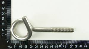Edelstahl Schaukelhaken / Spiralhaken mit metrischem Gewinde, 120mm, V2A