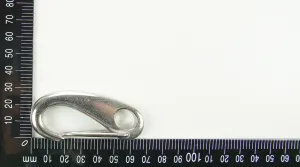 Edelstahl Schnapphaken, Schnapper Karabinerhaken, 70mm, V4A