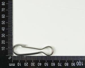 Edelstahl Simplexhaken, Simplex-Karabiner, 60mm, V2A / AISI 304