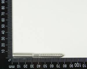 1x Edelstahl Stockschrauben, M8, 8x80mm