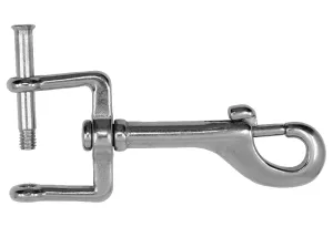 KAMERO Edelstahl Wirbelkarabiner, Gabel mit Innensechskant weit 30mm, Länge 104mm, V4A