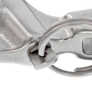 Patenthaken Marathon Sicherheits Schnellverschluss 8,7cm, unverlierbarer Bolzen, V4A