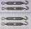 4x Edelstahl Seilspanner/Spannschloss, Haken/Öse, M8, V4A