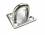 B-Ware, Edelstahl Augplatte / Deckauge -  D10, 60 x 48mm, V4A