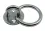 KAMERO Edelstahl Augplatte, rund mit Ring, D6, 40mm, V4A