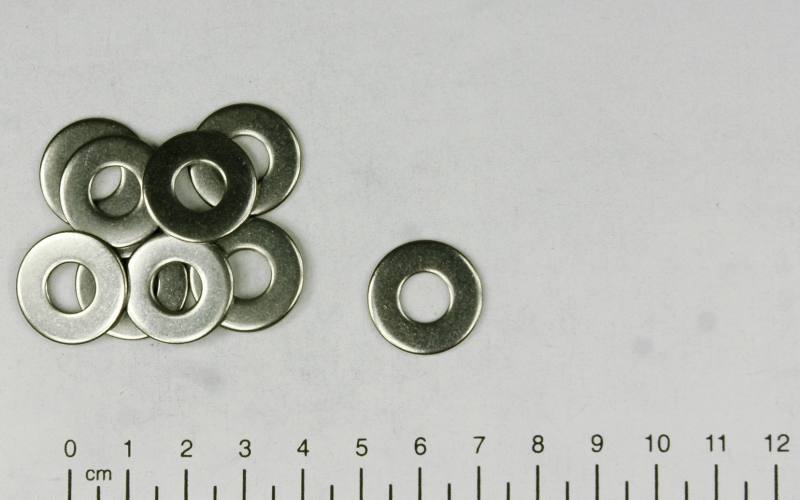 10x Edelstahl Karosseriescheibe - 5.3 x 30 mm, V4A