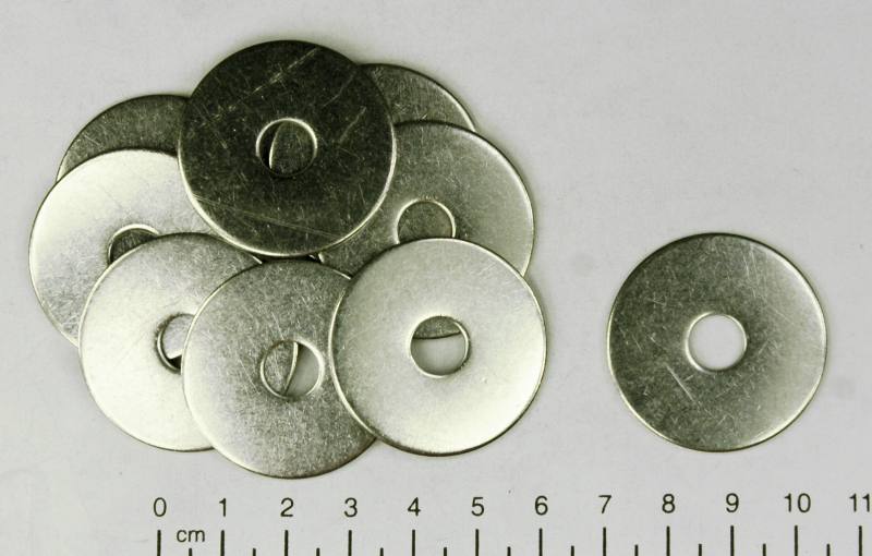 10x Edelstahl Karosseriescheibe - 8.4 x 35 mm, V2A