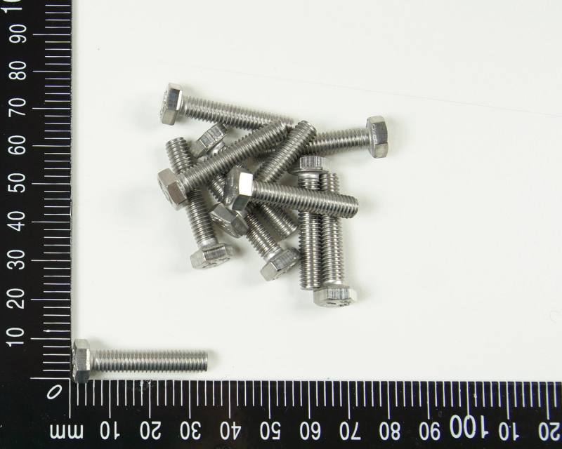 metrische Schrauben Befestigungen f 10 x Edelstahl Sechskantmutter M4-4mm