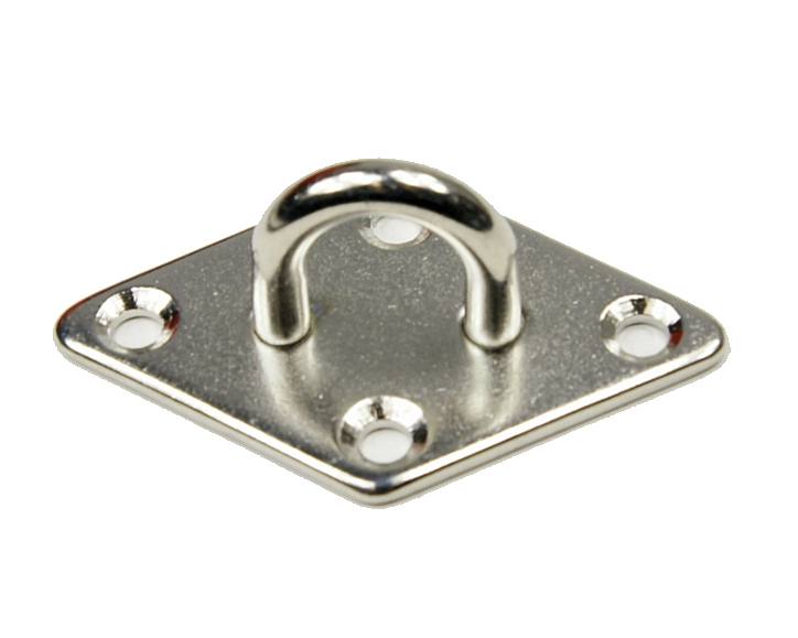 Korrosionsbeständig 6mm V2A Deckplatte Bügel Öse Silber Augplatte Edelstahl Korrosionsbeständig 6mm V2A Deckplatte Bügel Öse Silber Augplatte Edelstahl