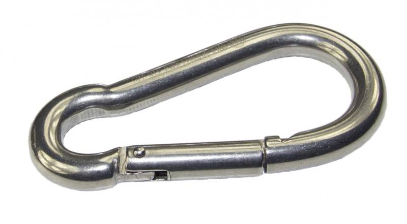 10 Stück Edelstahl-s-typ-karabiner Mit Schloss, Mini