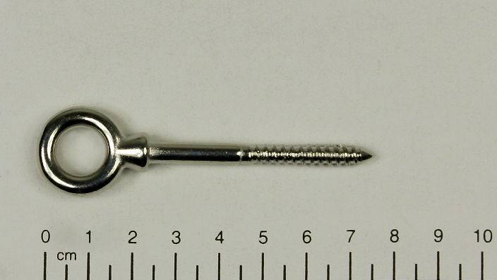 Edelstahl Ringschrauben / Augschrauben - 5x50mm V4A