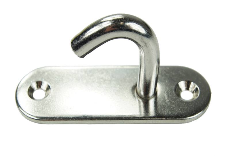 KAMERO Edelstahl Augplatte Raute D8 80x50 mm Deckenhaken Ösenplatte V4A rostfrei KAMERO Edelstahl Augplatte Raute D8 80x50 mm Deckenhaken Ösenplatte V4A rostfrei