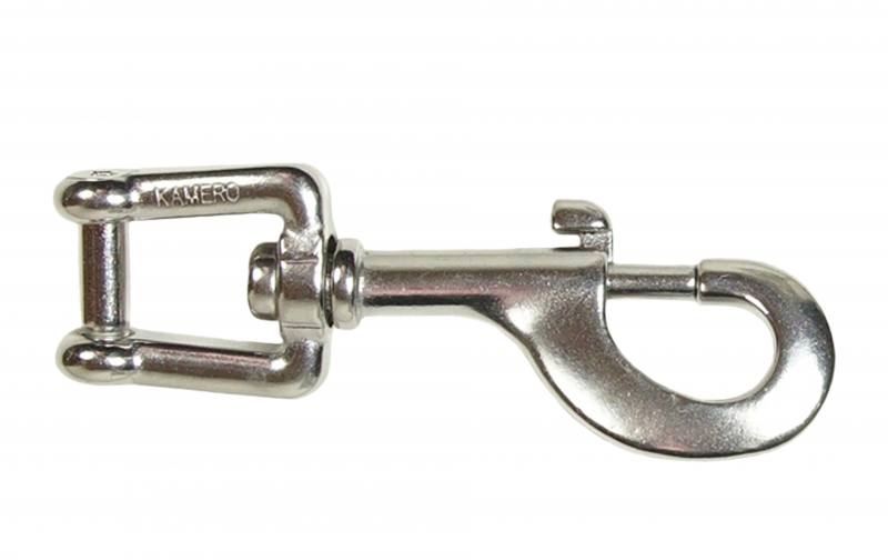 Sharplace Schwenkbar Karabiner aus Edelstahl Swivel Snap Clip 7,2 x 3,4 cm Wirbel Karabiner Haken