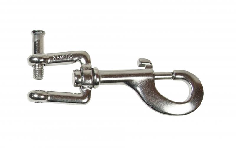 Sharplace Schwenkbar Karabiner aus Edelstahl Swivel Snap Clip 7,2 x 3,4 cm Wirbel Karabiner Haken