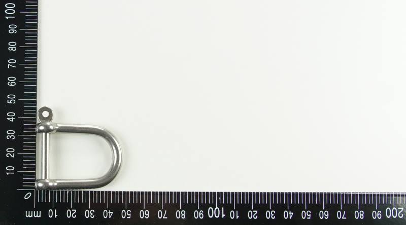 Schäkel 10 mm lange Form mit unverlierbarem Bolzen