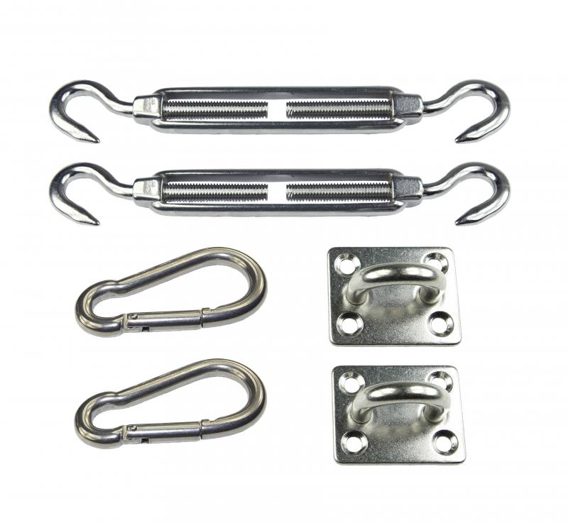 Größe:Mod 3-9x90mm 1 Stück Karabiner-Haken Edelstahl V4A Rostfrei Für Sonnensegel Segel Schaukel Hängematte Schnapp-Haken Schraubverbindung