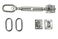 Edelstahl Sonnensegel-Befestigung, 3-eckig, Dreieck, M8, 8mm, V4A