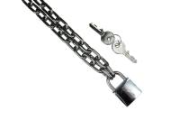 Edelstahlkette mit Bügelschloss
...